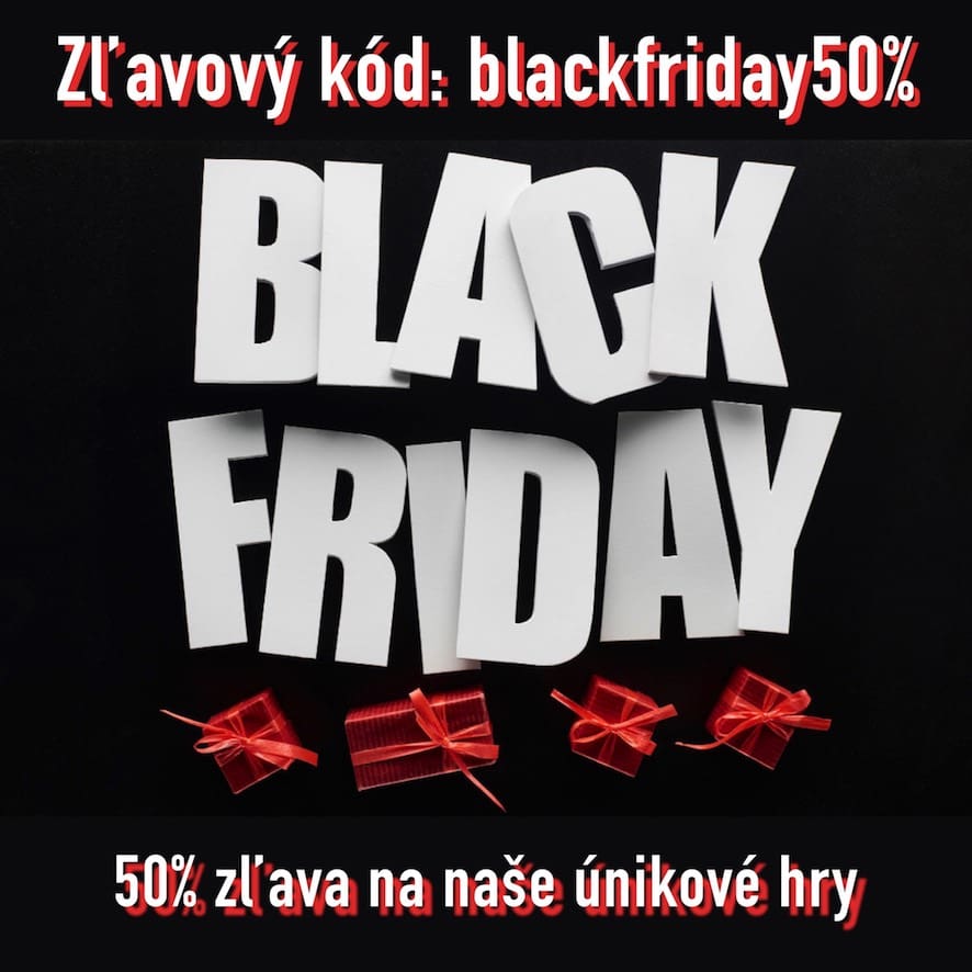 Black Friday Výpredaj 50% Hry Escape Rooms