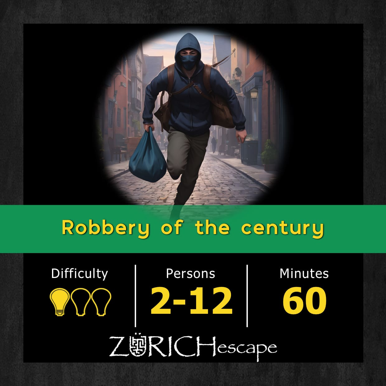 Roberry of the century zurich, foxtrail HB zurich, foxtrail hauptbahnhof zurich, escape game zurich, indoor escape game zurich, indoor schnitzeljagd zurich, indoor schatzsuche zurich, indoor urbanmission zurich, indoor city game zurich, indoor treasure hunt zurich, indoor scavenger game zurich, escape mission zurich, indoor escape mission zurich, puzzle zurich, escape room zurich
