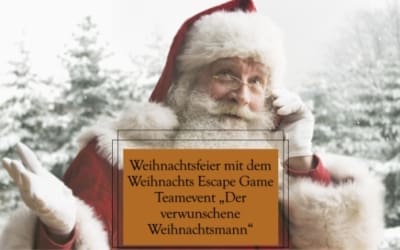 Weihnachtsfeier mit dem Weihnachts Escape Game Teamevent „Der verwunschene Weihnachtsmann“