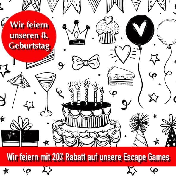 Escape Game. Escape Room. Sale. Rabatt